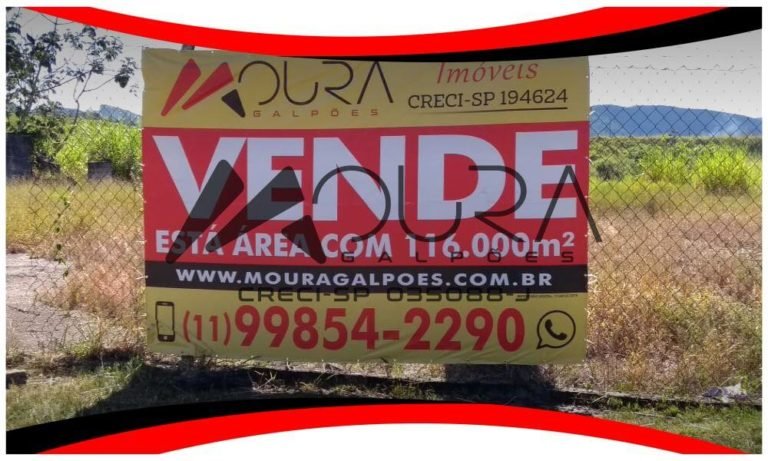 Area para Venda em Jacareí-SP com 116.000m² Moura Galpoes 04