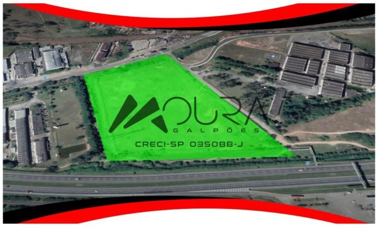 Área para venda em Itaquaquecetuba de frente para a rodovia Ayrton Senna com 65.000 m² Moura Galpões 01