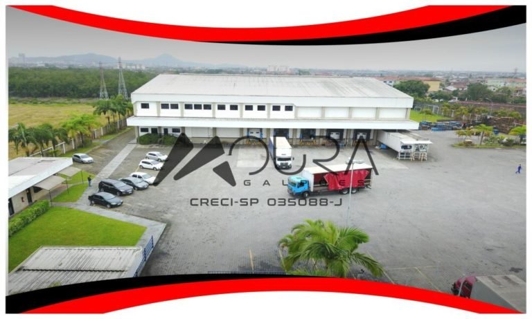Centro Logístico para Venda em Cubatão próximo ao Porto de Santos com 3.345 m² Moura Galpões 01