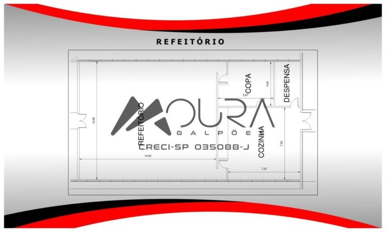 Galpão Industrial em Itaquaquecetuba para Locação com 19.000m² Moura Galpões 26