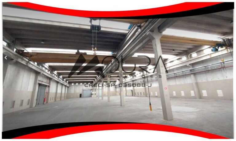 Excelente Galpão para Locação em Bonsucesso Guarulhos com 5.000m² Moura Galpões 01