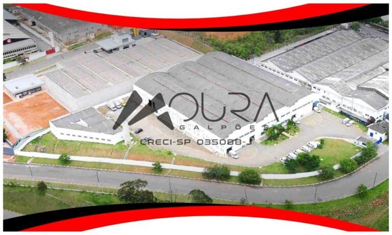 Excelente Galpão Industrial para Locação em Bonsucesso Guarulhos com 6.300m² de área construída Moura Galpões 01