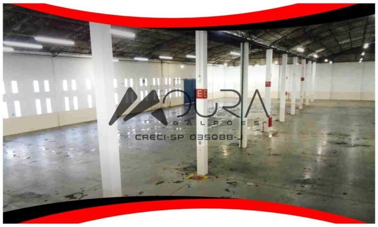 Excelente Galpão Industrial para Locação em Bonsucesso Guarulhos com 6.300m² de área construída Moura Galpões 04
