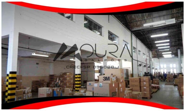 Excelente Galpão Industrial para Locação em Bonsucesso Guarulhos com 6.300m² de área construída Moura Galpões 15