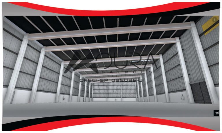 Excelente Galpão Novo para Locação em Bonsucesso Guarulhos com 3.300m² de área construída Moura Galpões 01