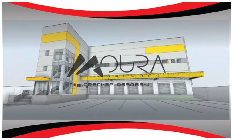 Excelente Galpão Novo para Locação em Bonsucesso Guarulhos com 3.300m² de área construída Moura Galpões 02