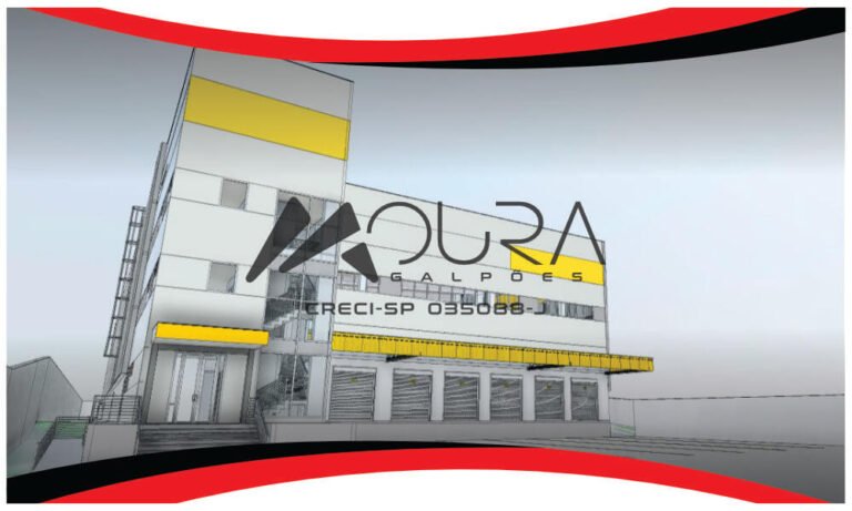 Excelente Galpão Novo para Locação em Bonsucesso Guarulhos com 3.300m² de área construída Moura Galpões 03