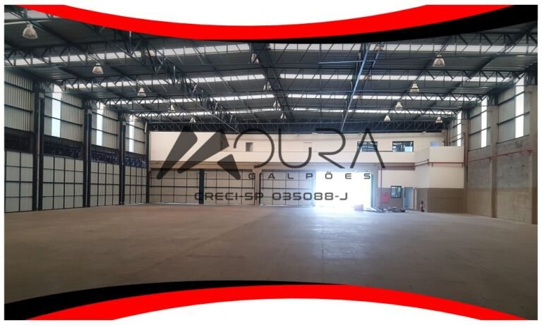 Excelente Galpão para Locação em Bonsucesso Guarulhos com 2.036m² de área construída Moura Galpões 01