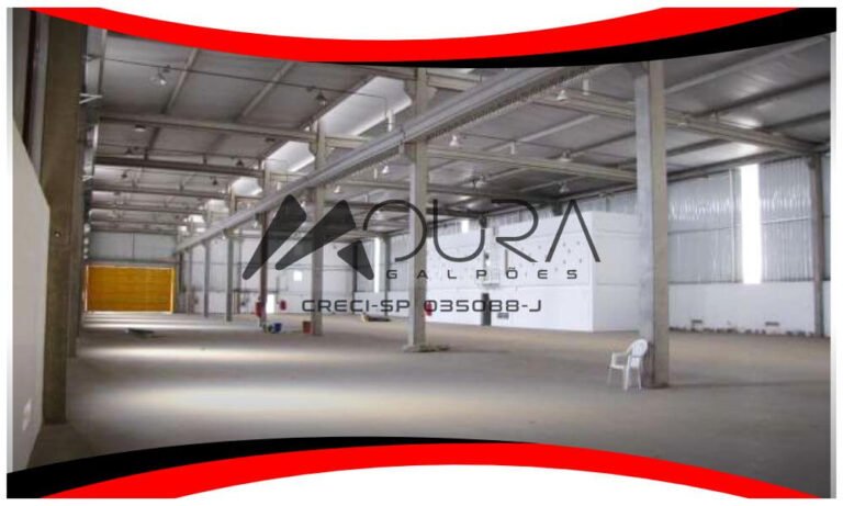 Excelente Galpão para locação em Bonsucesso Guarulhos 3.400m² de área construída Moura Galpões 01
