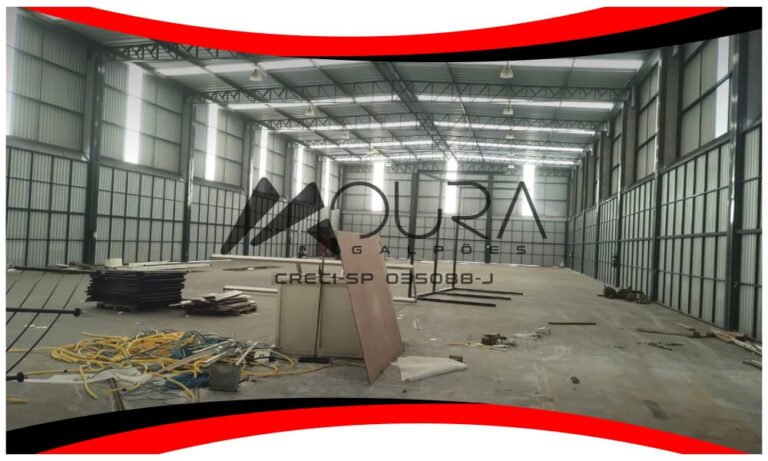 Excelente galpão para Locação em Bonsucesso Guarulhos com 3.100m² de área construída Moura Galpões 02