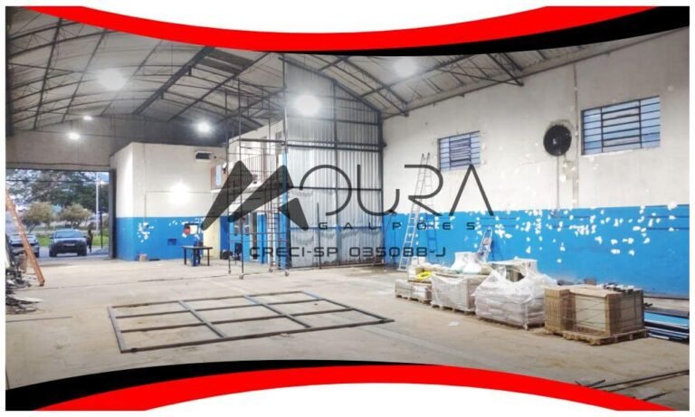 Excelente Galpão para Locação em Cumbica Guarulhoscom 700m² de área construída Moura Galpões 03