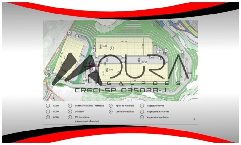Excelente Galpão para Locação em Cajamar com total de 36.315m² de área construída Moura Galpões 09