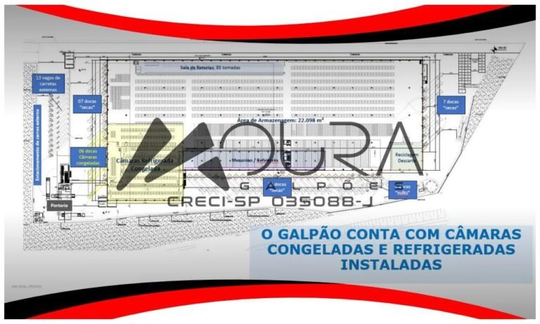 Excelente Galpão para Locação em Mauá São Paulo com 29.718m² de área construída Moura Galpões 04