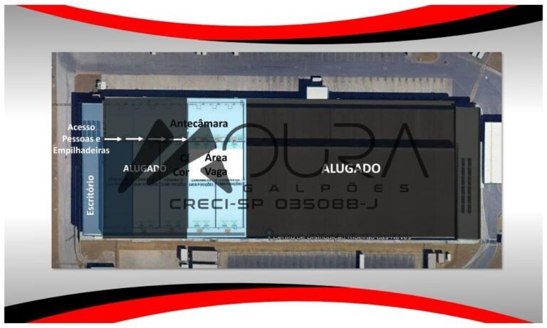 Excelente Galpão para Locação em Ribeirão da Neves-MG com 4.200m² de área locável Moura Galpões 13
