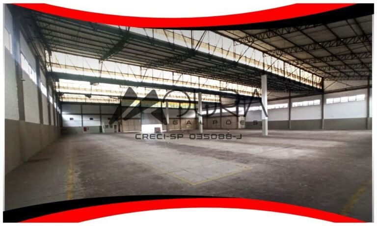 Excelente Galpão para Locação em Cumbica Guarulhos com 8.222m² de área construída Moura Galpões 01